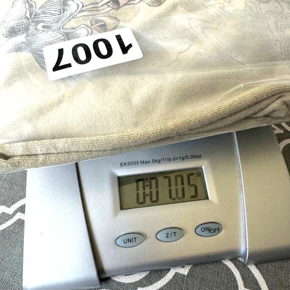 Tree Hugger Cotton T-Shirt Womens Mushrooms Graphic Boho Hippie Good Vibes Tan - Picture 7 of 7